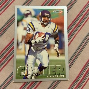 Cris Carter Fleer 93 Minnesota Vikings